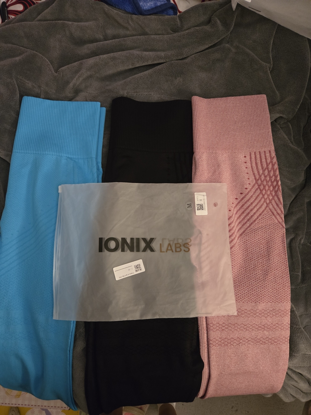 IONIX LABS Leggings - Pink, Black, Blue